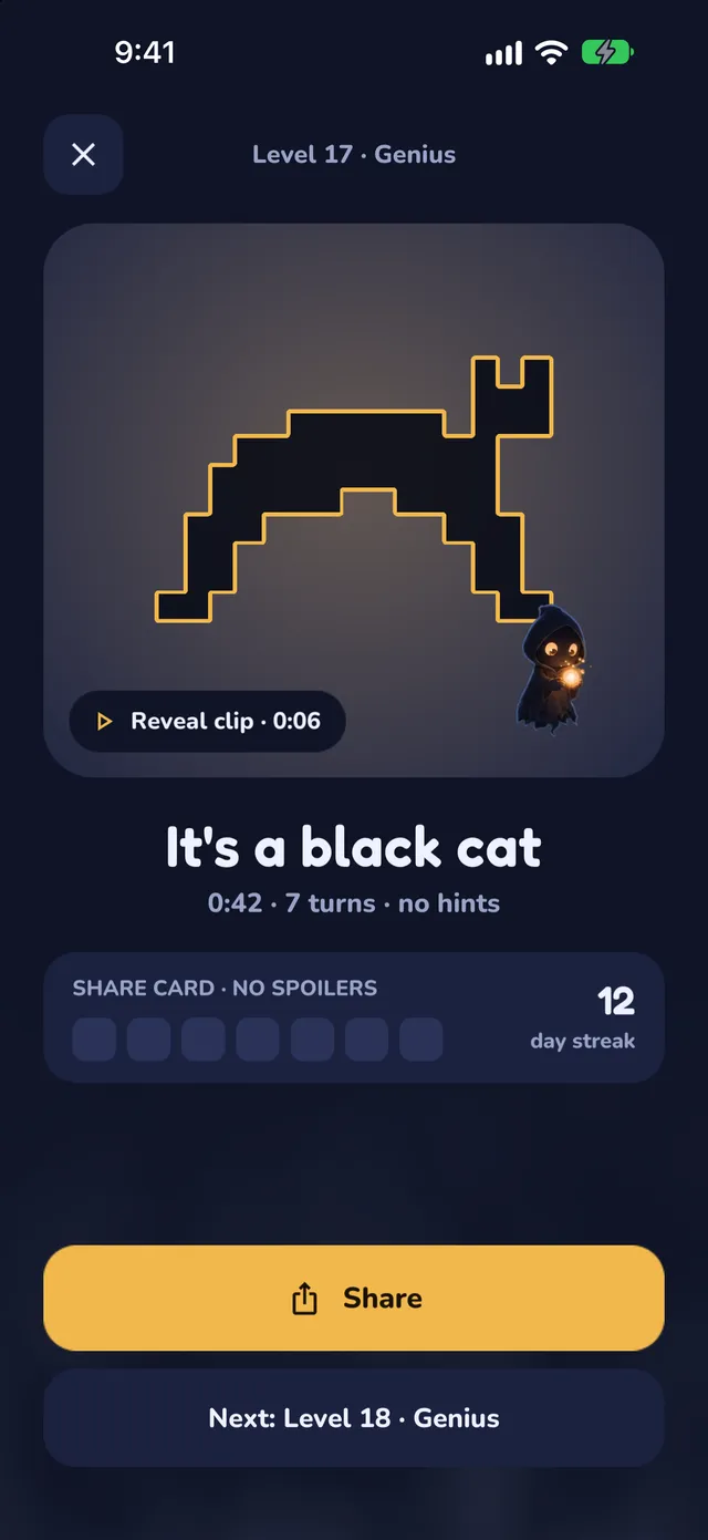 Solved: it's a black cat